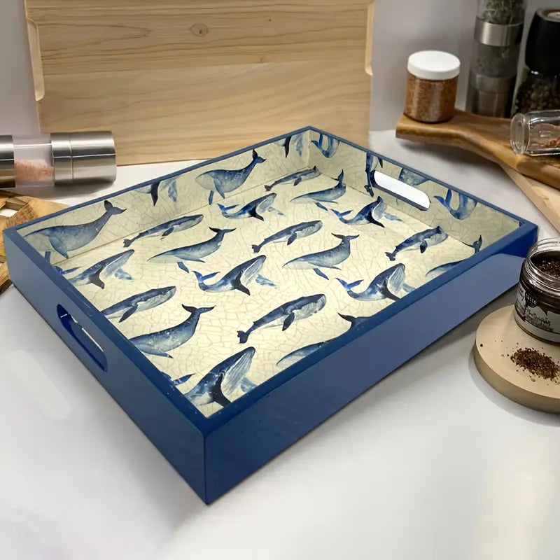 Blue Whale Serving Tray