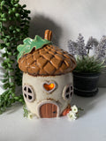 Village Pottery Acorn House Tealight