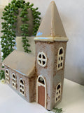 Village Pottery Church Tealight