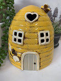Village Pottery Yellow Bee Hive