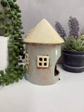 Village Pottery Round Garden House Tealight