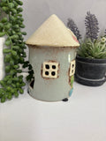 Village Pottery Round Garden House Tealight