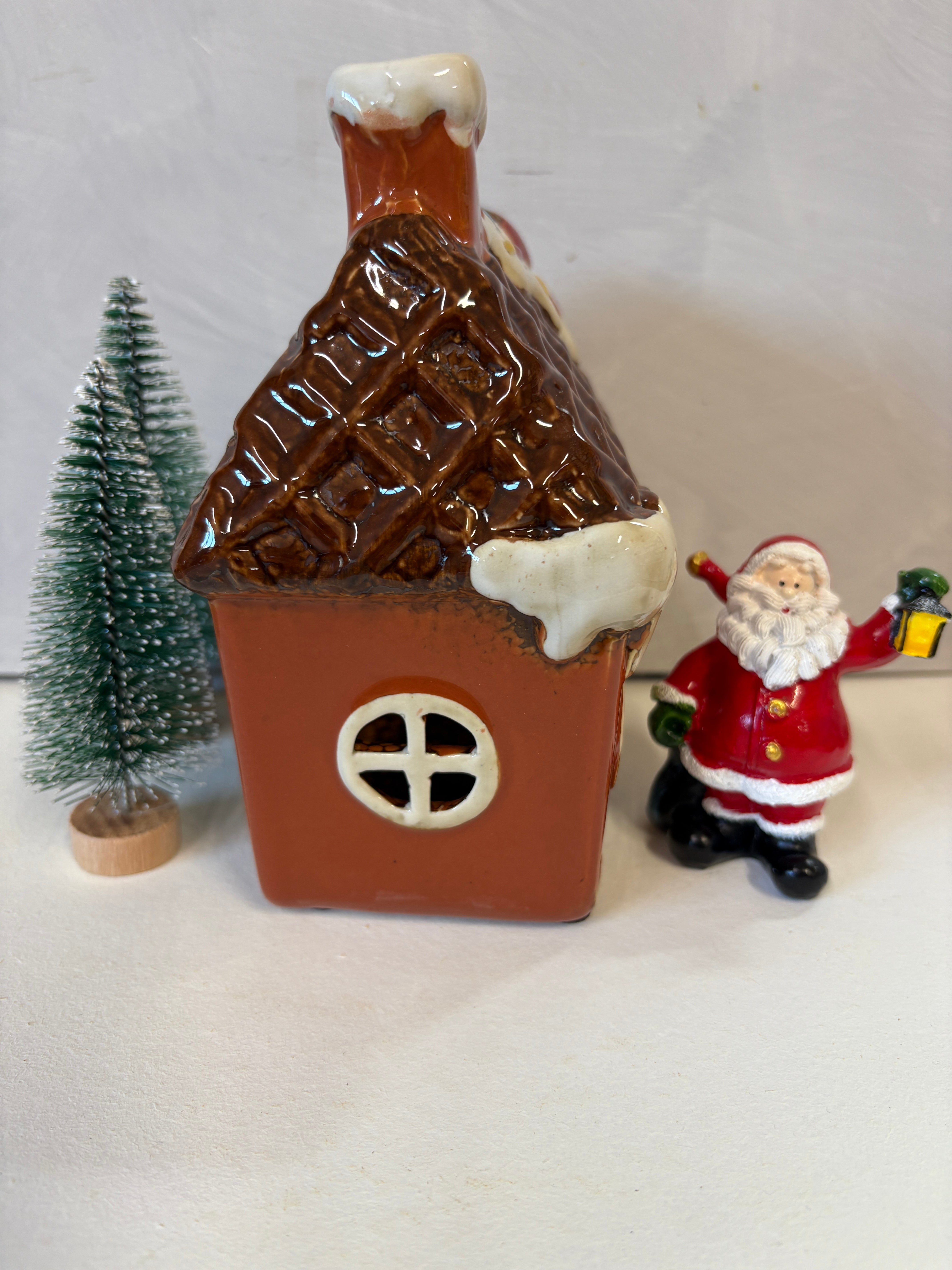 Village Pottery Gingerbread House