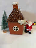 Village Pottery Gingerbread House