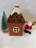 Village Pottery Gingerbread House