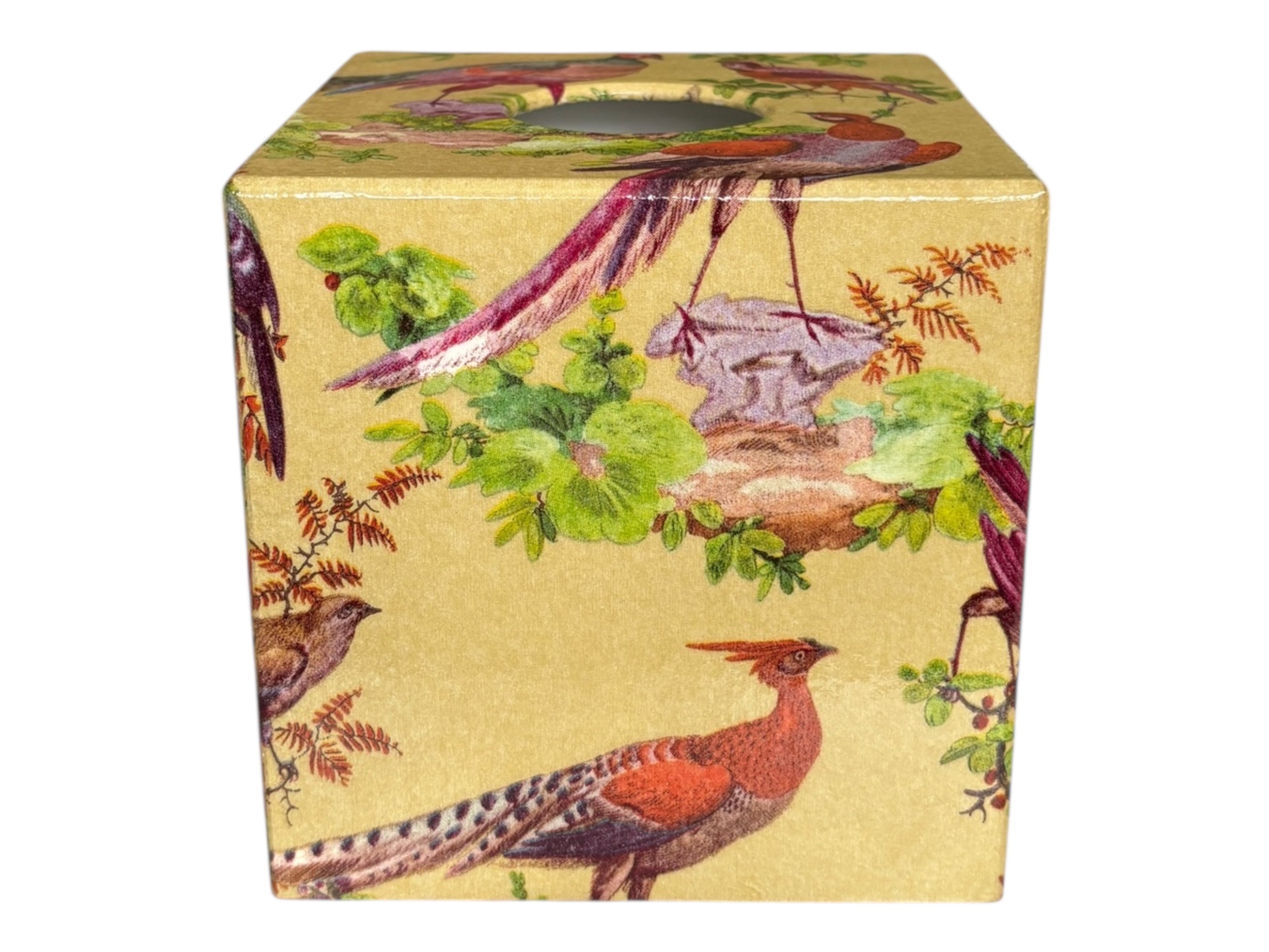 Tissue Box Cover Gold Chatsworth
