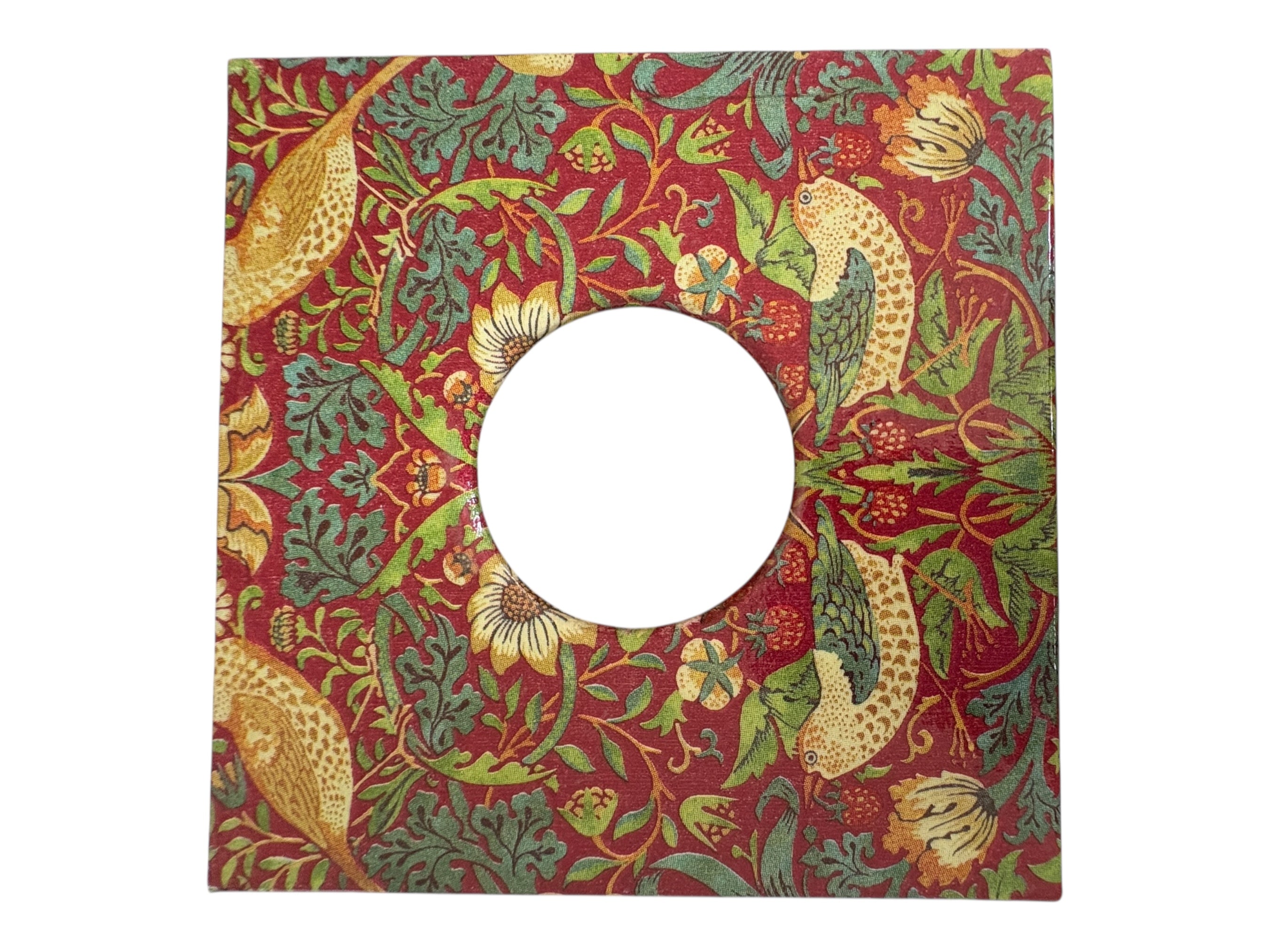 Tissue Box Cover Strawberry Thief