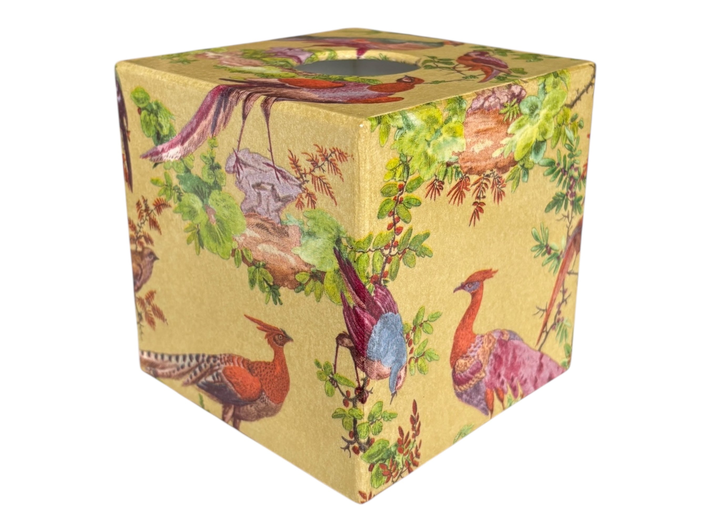 Tissue Box Cover Gold Chatsworth