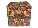 Tissue Box Cover Strawberry Thief