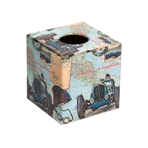 Vintage Car Tissue Box