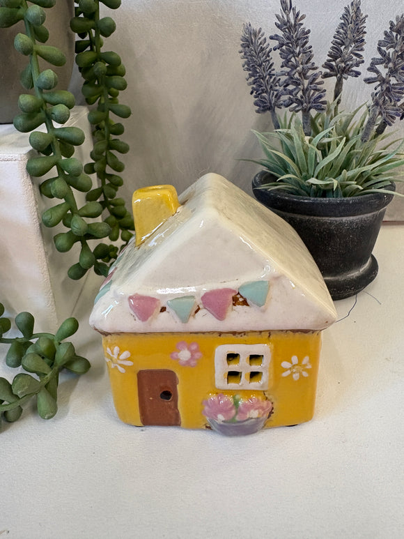 Village Pottery Yellow Garden House