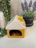 Village Pottery Yellow Garden House