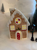 Ceramic Gingerbread Door House