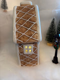 Ceramic Gingerbread Door House