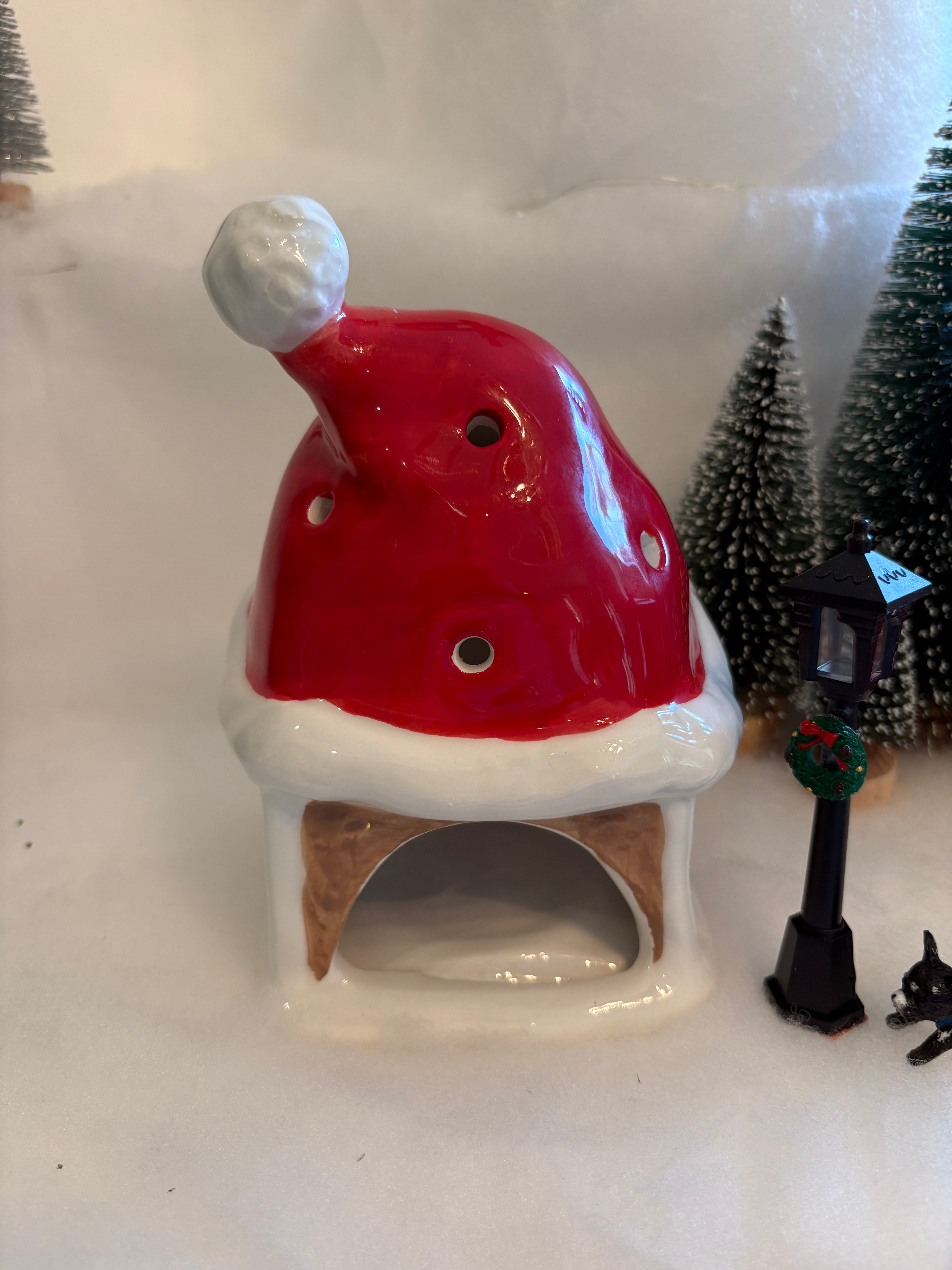 Ceramic Gingerbread Hat House