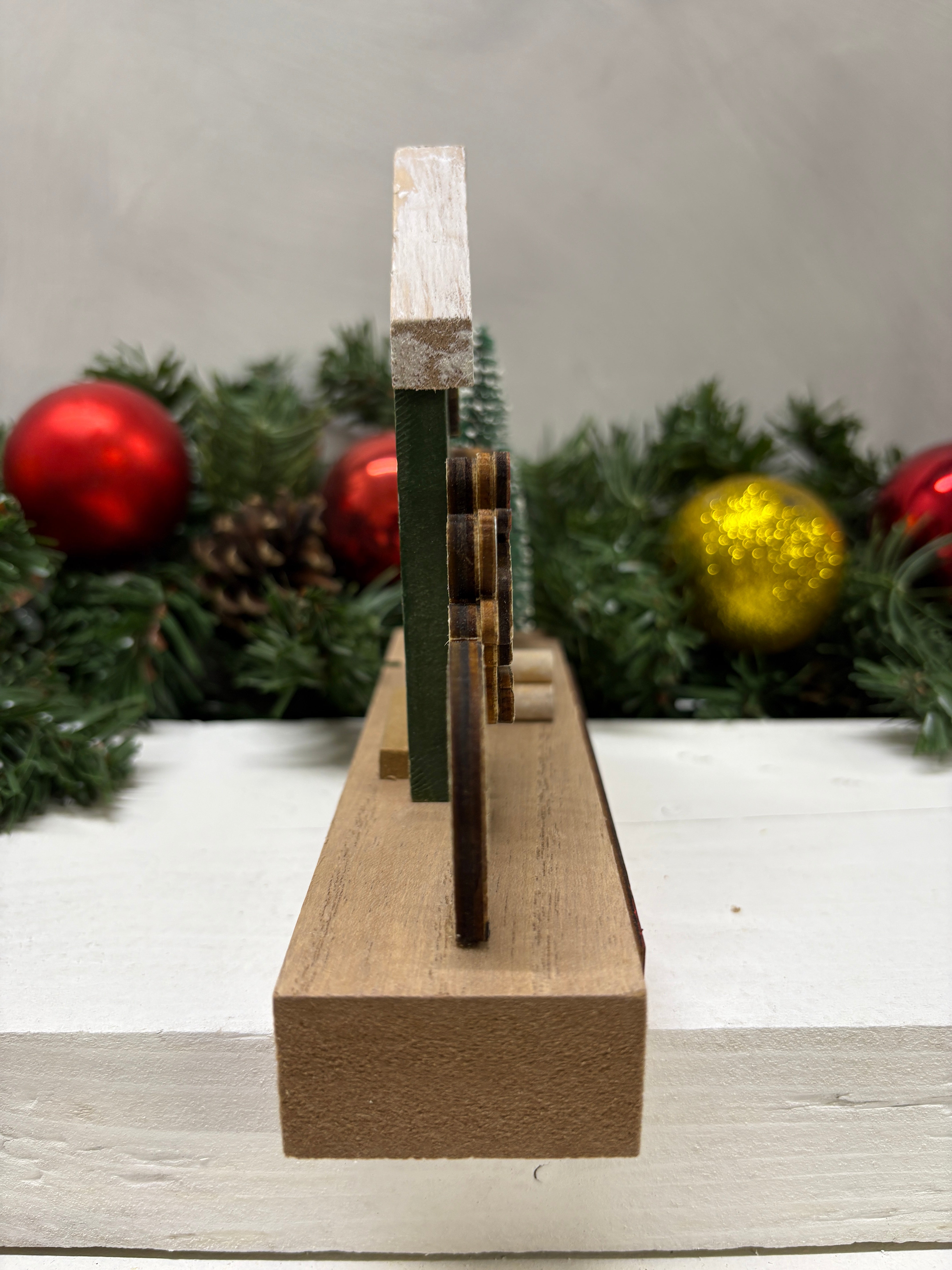 Highland Cow Christmas House