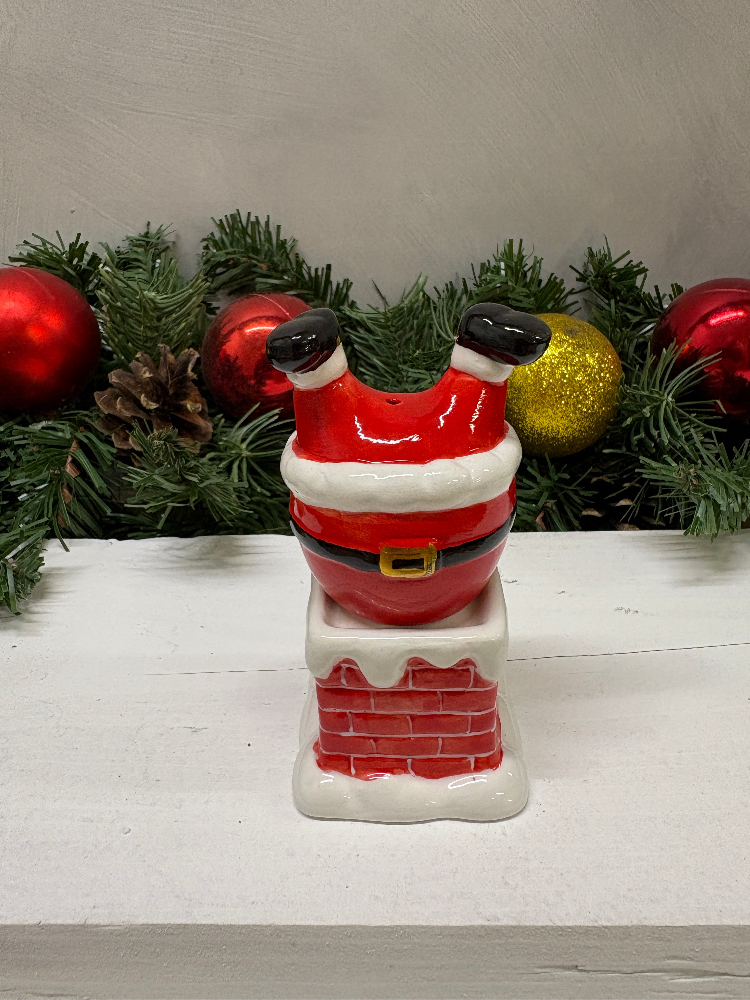 Santa Chimney Salt & Pepper Pots