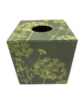 Tissue Box Cover Green Parsley