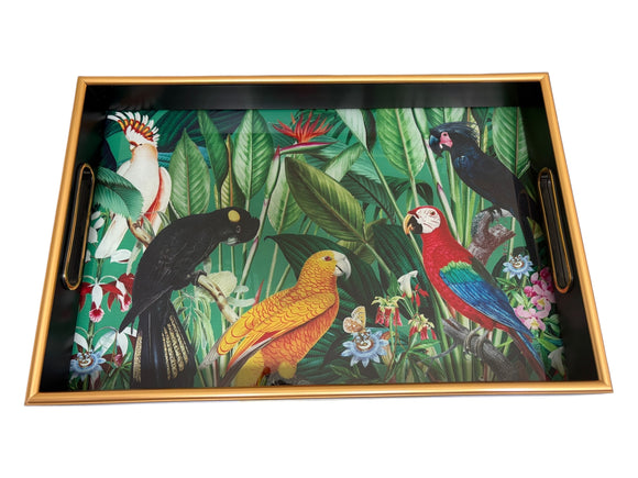 Tropical Parrot Tray