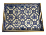 Blue Moroccan Tray