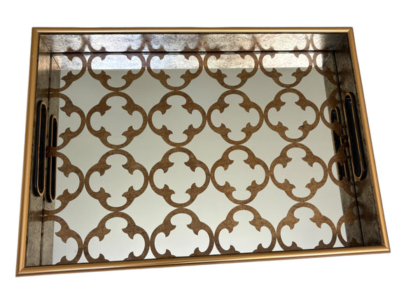 Gold Moroccan Mirror Tray