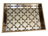 Gold Moroccan Mirror Tray