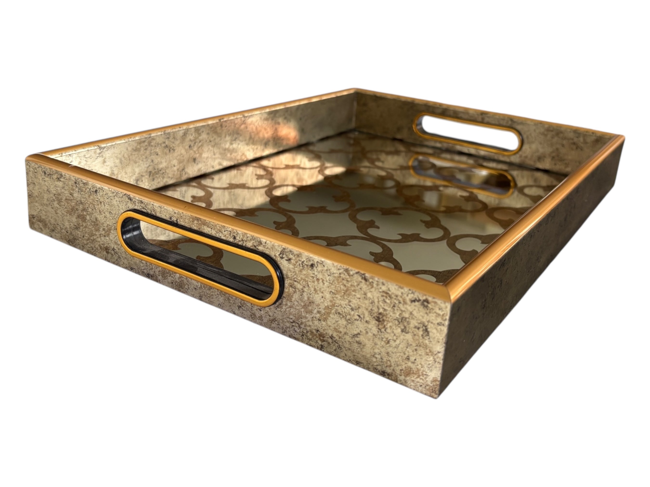 Gold Moroccan Mirror Tray