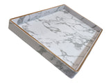Faux Leather Marble look Tray