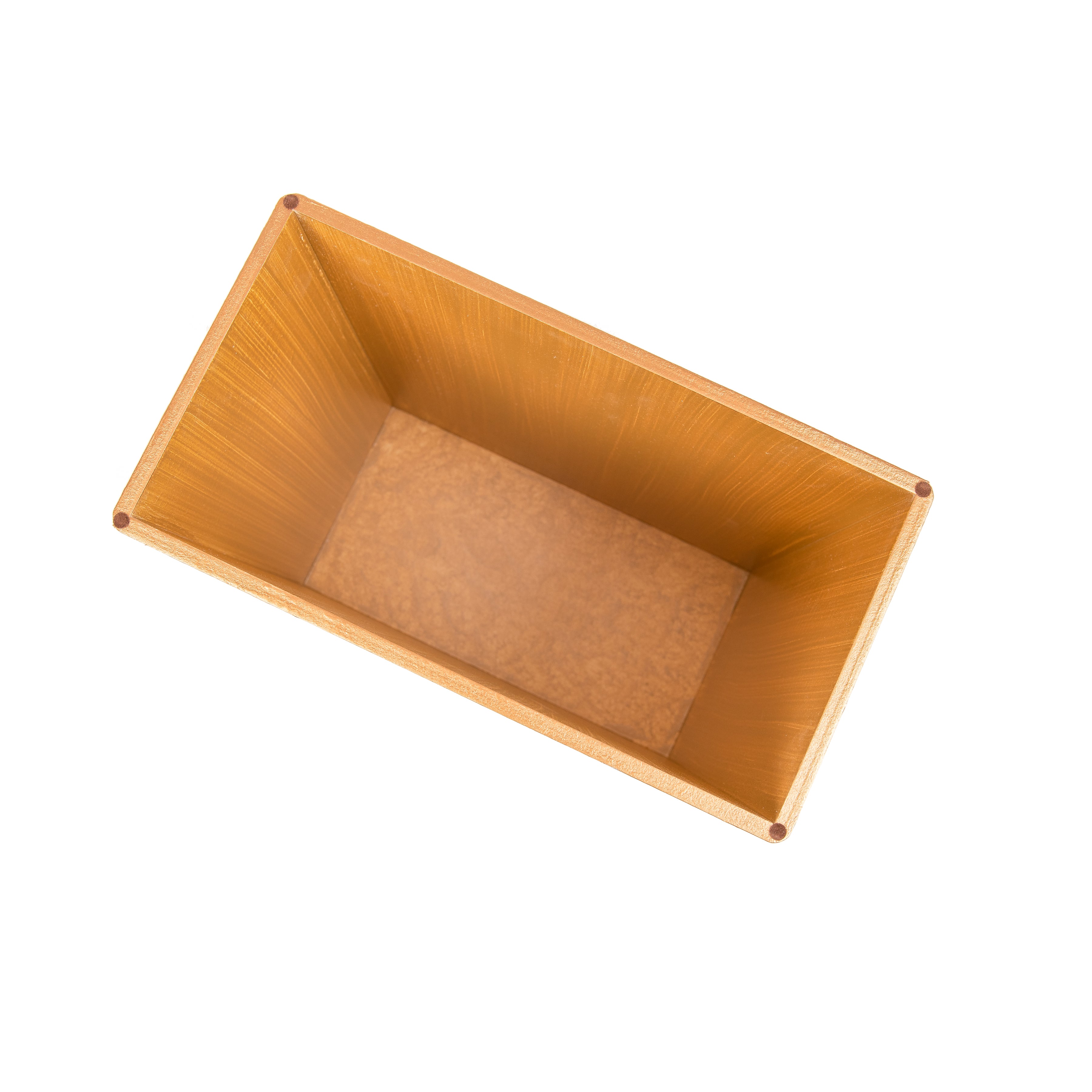 Toilet Roll Box Blue Wood