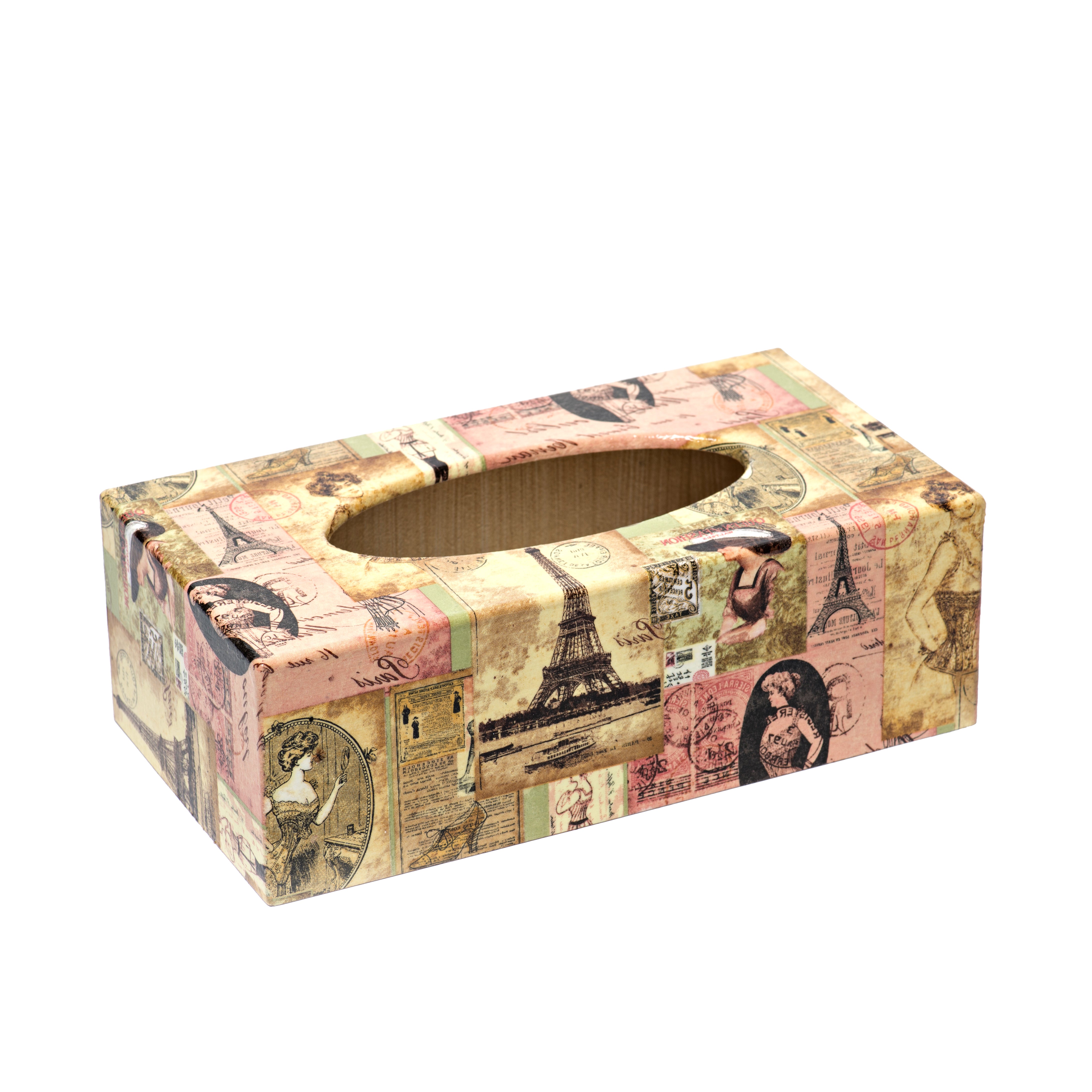 Madam Paris Rectangular Tissue Box Cover