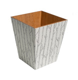 Silver Trees Waste Paper Bin