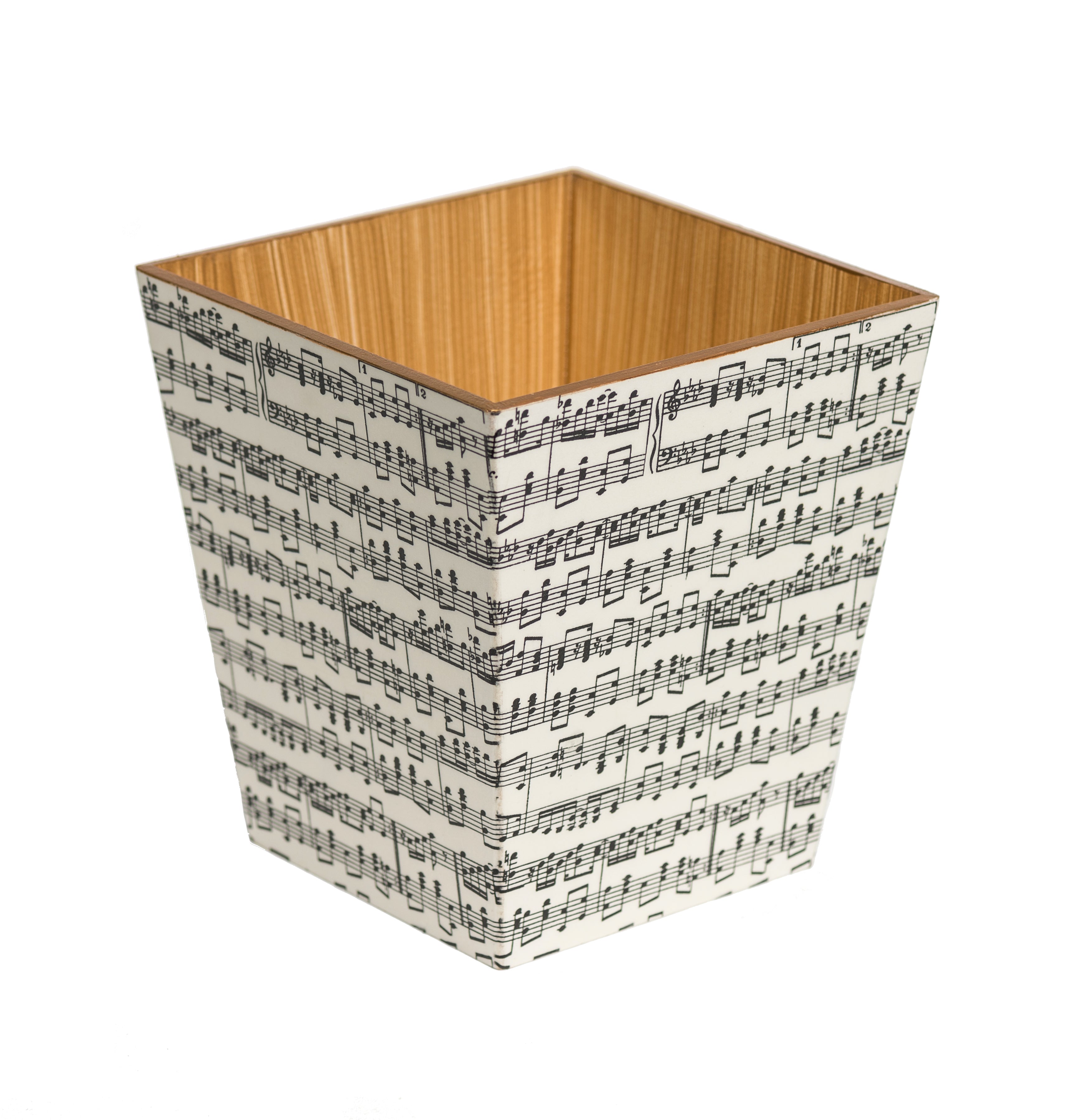 Music Waste Paper Bin - Handmade