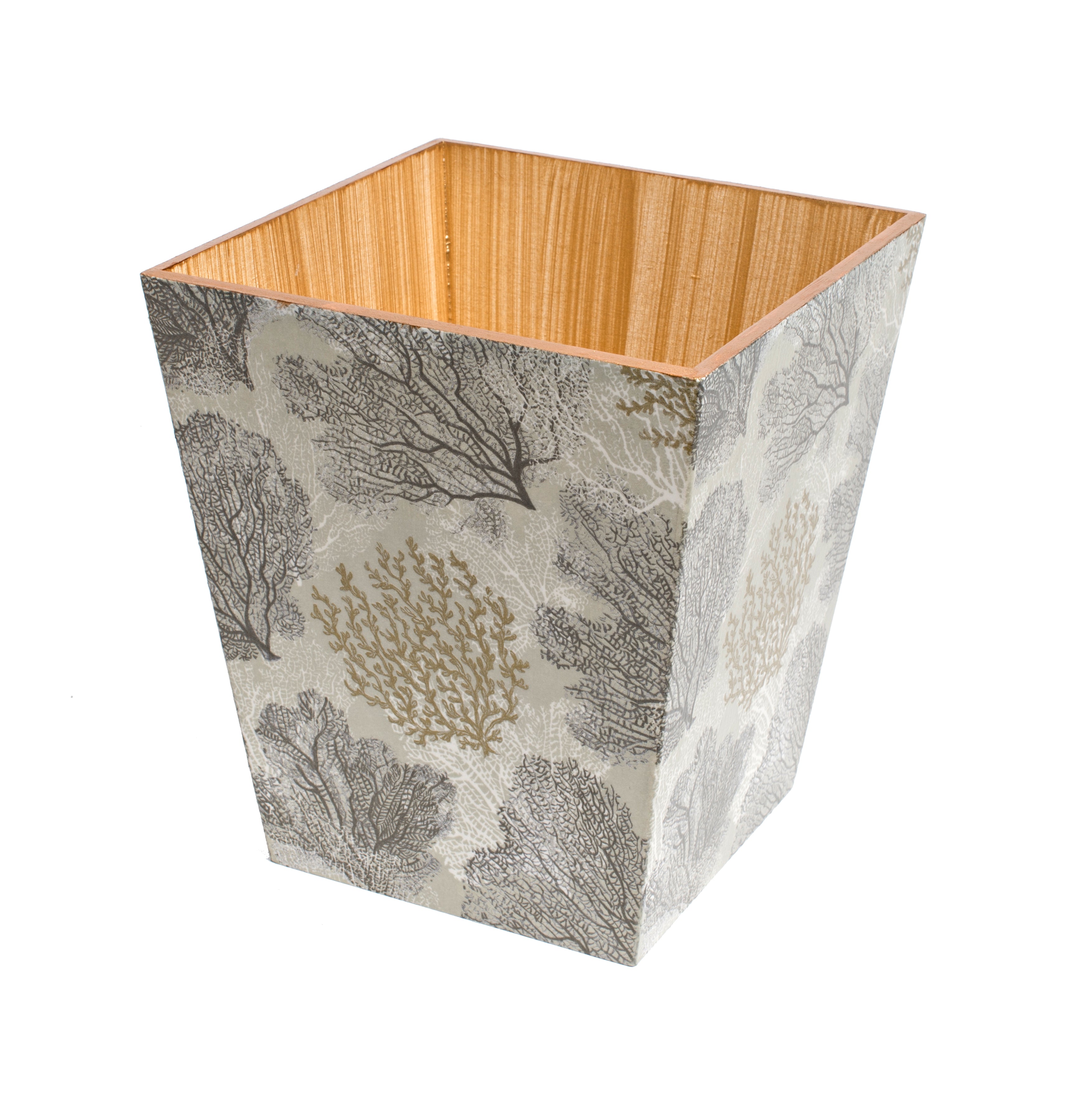 Silver Coral Waste Paper Bin