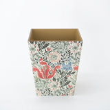 Waste Paper Bin wooden Chintz