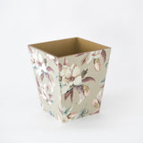 Tissue Box Cover wooden Linen Magnolias