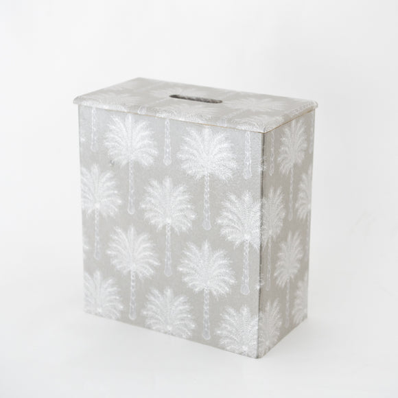 White Palm Toilet Roll Storage box