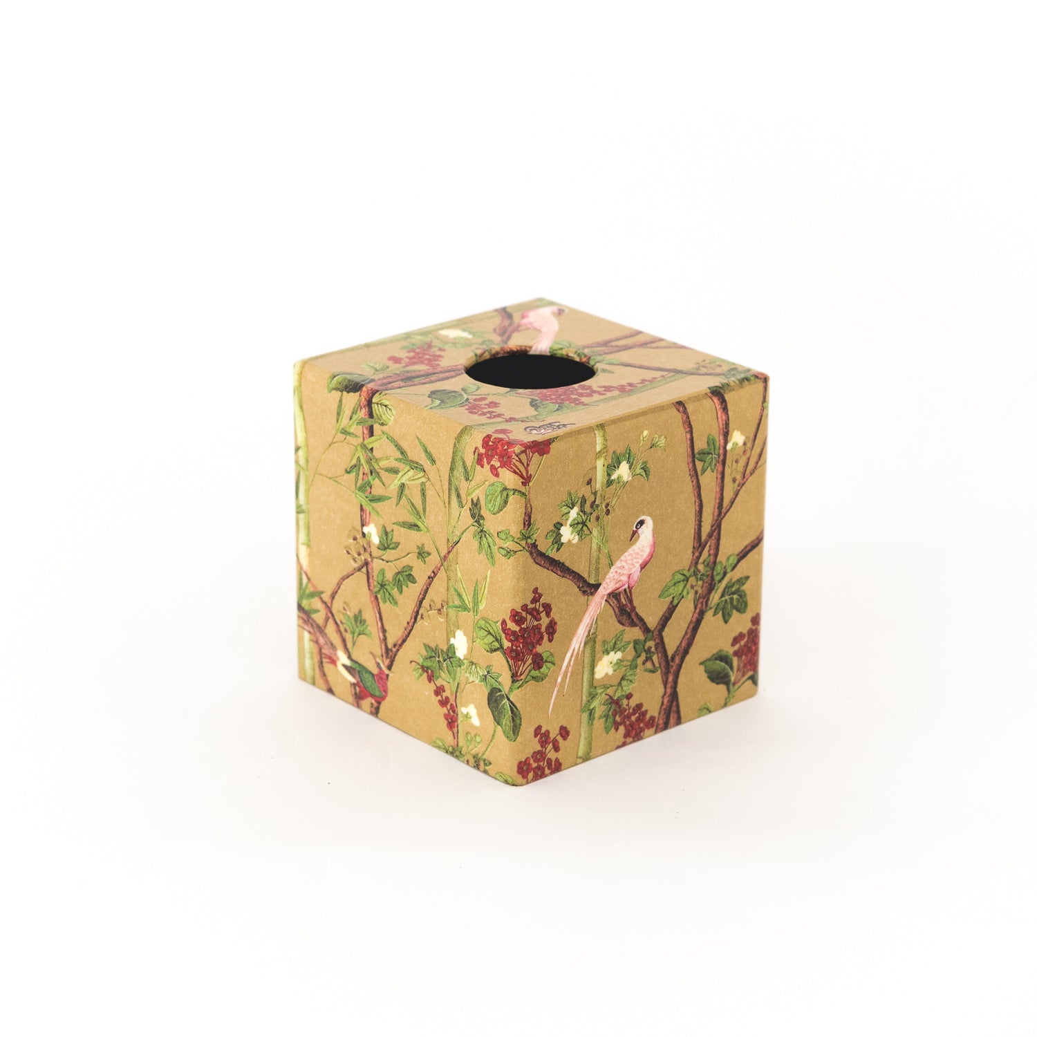 Tissue box Cover wooden Chatsworth Gold