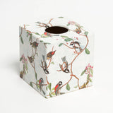 Birdsong Tissue Box Cover - Handmade