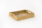 Wooden Serving Tray Gold Chatsworth