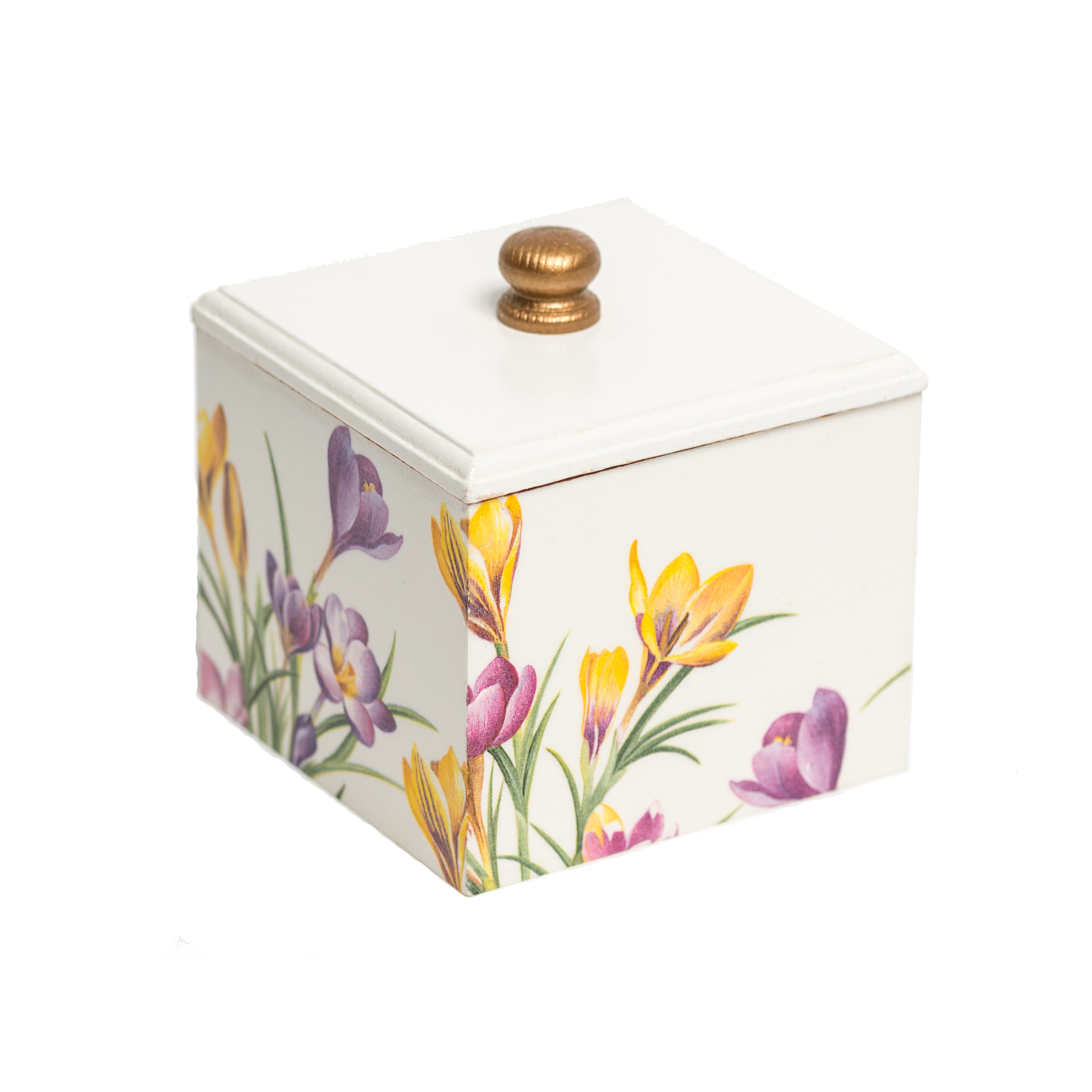 Crocus wooden Trinket Box