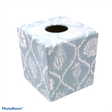 Tissue Box Cover wooden Seaside Eau De Nil