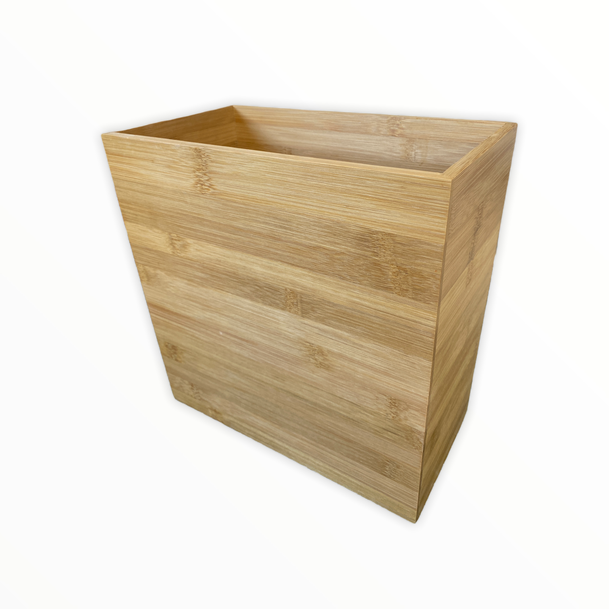 Bamboo Wooden Waste Paper Bin