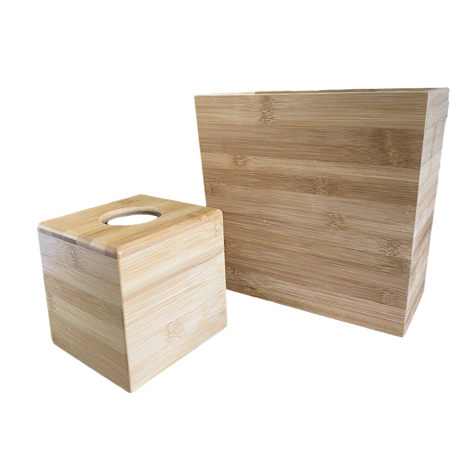 Bamboo Wooden Waste Paper Bin