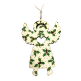 Angel Wooden Christmas Tree Decorations - Handmade