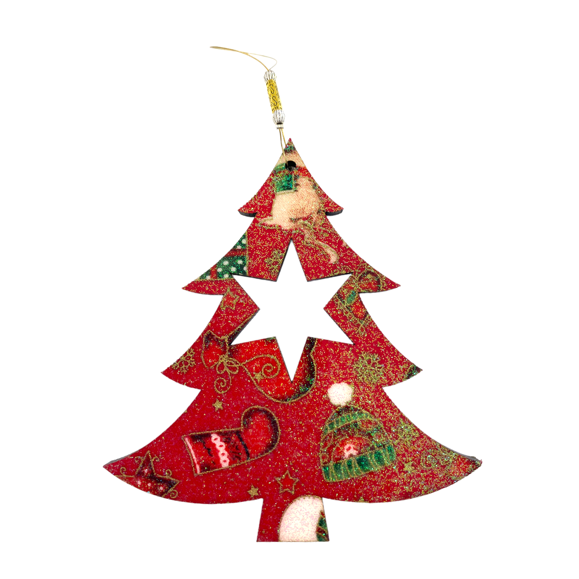 Wooden Christmas Tree Decoration