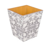 Marble Waste Paper Bin - Handmade | Crackpots