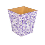 Purple Leaf Waste Paper Bin