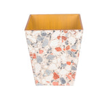 Terrazzo Peach Waste Paper Bin