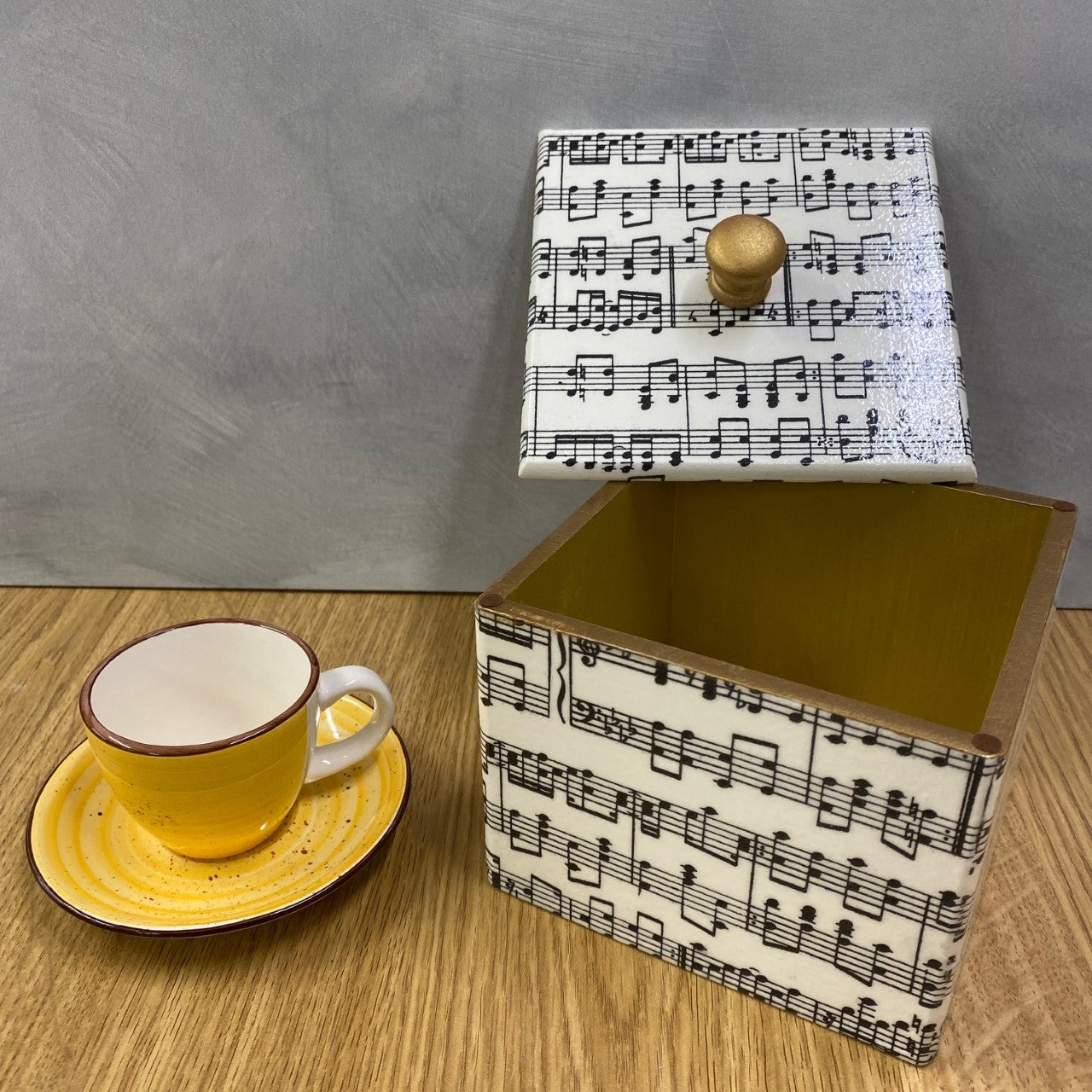 Music wooden Trinket Box