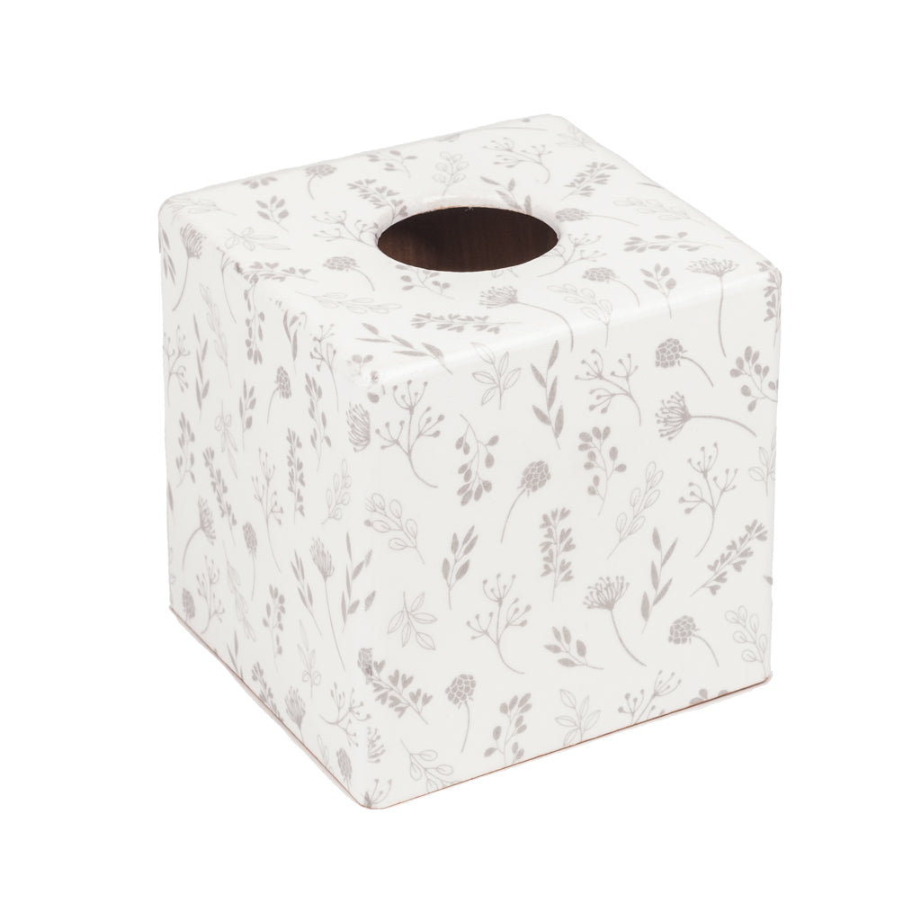 Tilda White Wooden Tissue Box Cover - Handmade | Crackpots